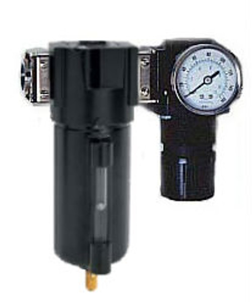 Arrow Pneumatics C33054M Air Filter Regulator Modular Combo 1/2" NPT - Metal Bowl w/o Sight