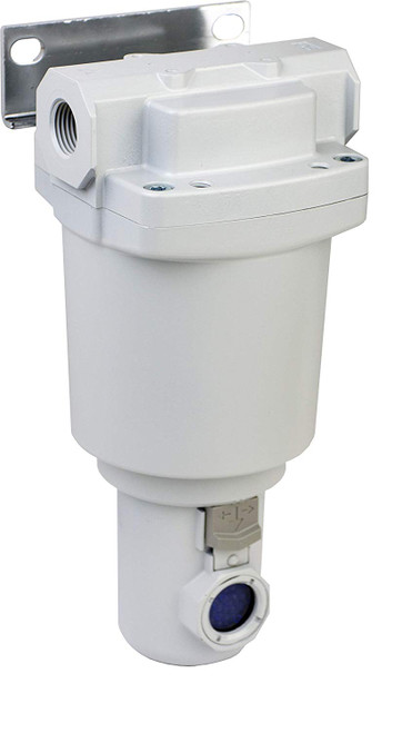 PneumaticPlus SDD450-N06F in-Line Desiccant Air Dryer 3/4" NPT - Metal Bowl w/ Large Dome