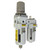 PneumaticPlus SAU Series Air Filter Regulator Lubricator Piggyback Combo 3/8" NPT