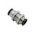 PneumaticPlus Push-To-Connect Fitting - Bulkhead Union (PMM 1/2)