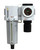 PneumaticPlus PPC4B-N04G-Q1 Compressed Air Filter Regulator Modular Combo 1/2" NPT