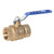 Brass Ball Valve 1-1/2" NPT, Female to Female, FBB-150, Full Port