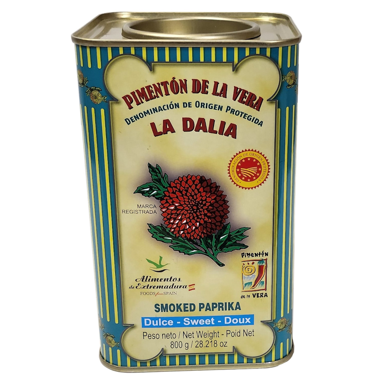 Pimenton de la Vera. Smoked Paprika. Sweet. 28.22oz./ 800 grams