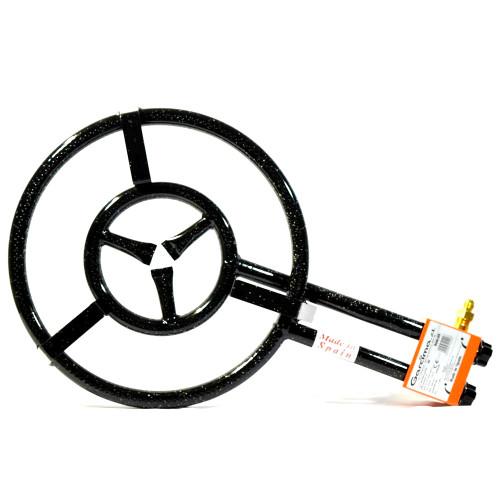 Paella Gas Burner - 2 Rings. 16"