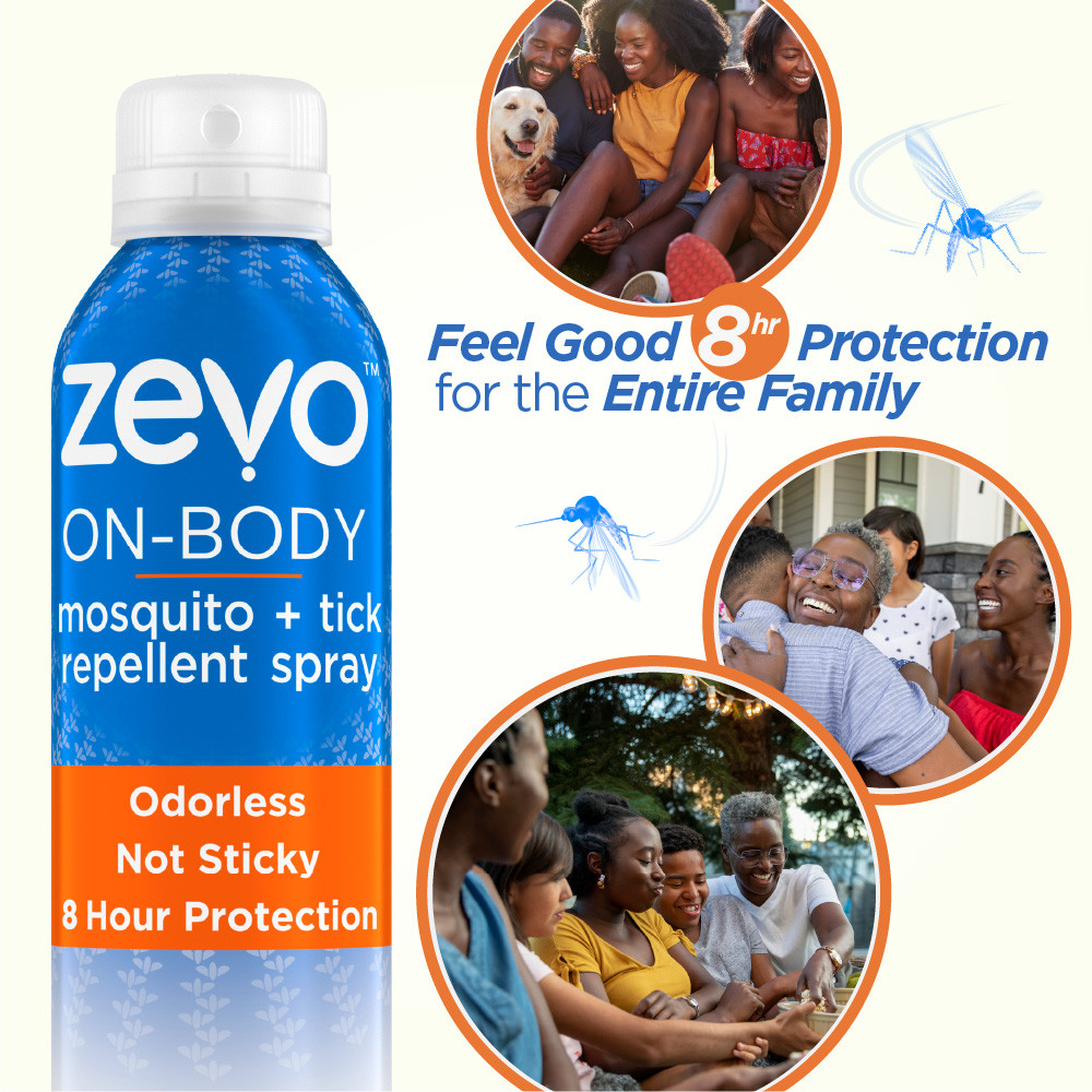 On-Body Mosquito and Tick Repellent Aerosol Spray (6 oz)