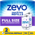 Zevo trap and lock 2 full size refills front of pack