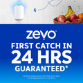 Zevo guarantees the first catch in 24 hours.
