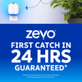 Zevo guarantees the first catch in 24 hours.