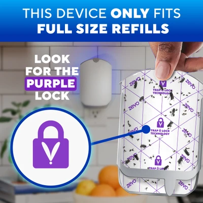 This device only fits Full Size Refills. Look for the purple lock.