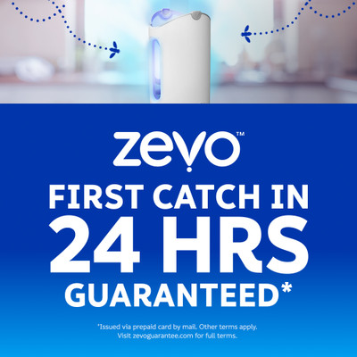 Zevo guarantees the first catch in 24 hours.
