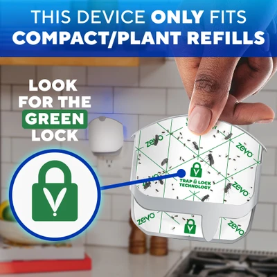 This device only fits compact and plant refills. Look for the green lock.