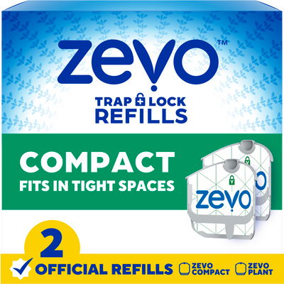 Zevo Compact Flying Insect Trap Refill - 2 Refill Cartridges