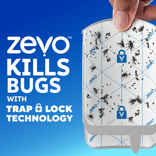 Zevo kills bugs with Trap and Lock technology