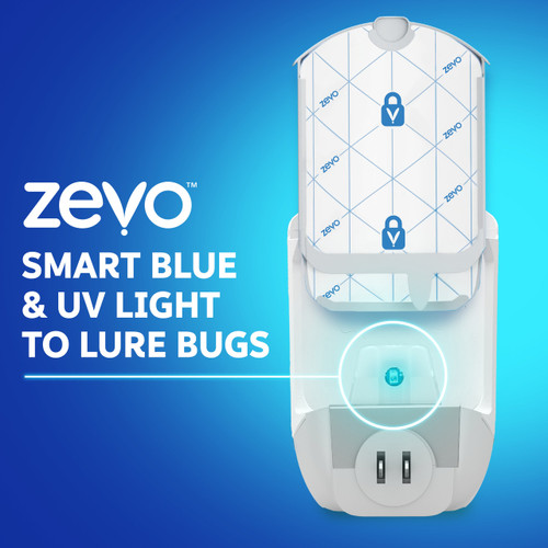Zevo smart blue and UV light to lure bugs