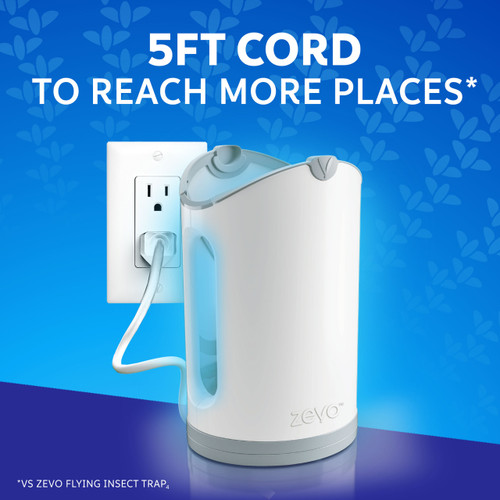 Five foot power cord reaches more places