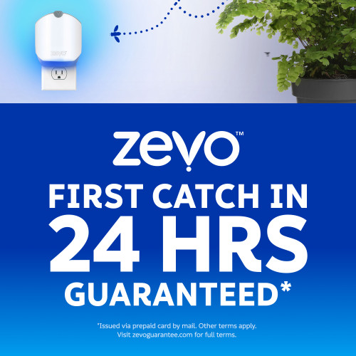 Zevo guarantees the first catch in 24 hours.