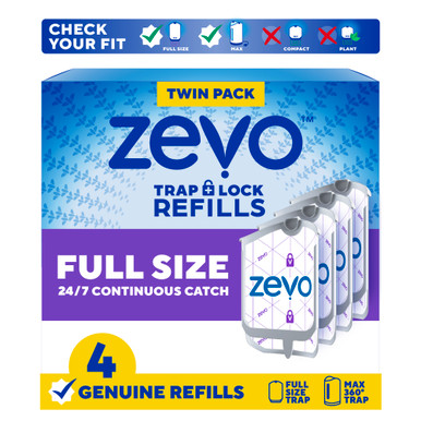 KIRA DOUBLE CLEAN [REFILL] 400g 2箱セット Flying Insect Trap, Fly Trap Refill Cartridges (Twin Pack, 4