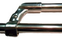 Split Jaw Back Grab Rail Fitting