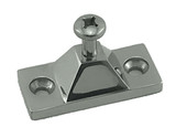 Bimini Side Mount Deck Plate (2 Hole) - Stainless Steel