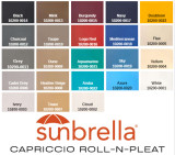 Sunbrella HORIZON CAPRICCIO ROLL-N-PLEAT Marine Vinyl 54"