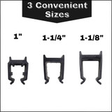EZ-Xtend Square Pontoon Tubing Clips w/Rivet