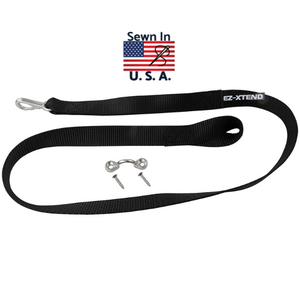 EZ-Xtend Pontoon Ladder Pull Up Strap Using Snap Hook System