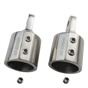 EZ-Xtend Outside Eye Ends - Stainless Steel -Double Set Screw - Includes 2 Extra Set Screws