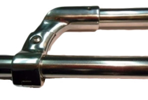 Split Jaw Back Grab Rail Fitting