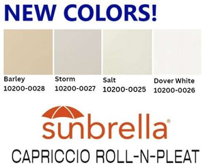 Sunbrella HORIZON CAPRICCIO ROLL-N-PLEAT Marine Vinyl 54"