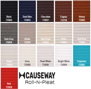 Causeway Roll-N-Pleat Vinyl 54"