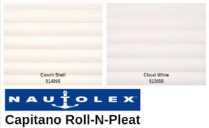 Nautolex® Pleated Marine Vinyl - Capitano Roll-N-Pleat 54"