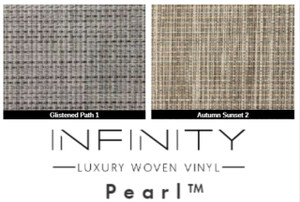 Infinity Luxury Woven Vinyl Flooring - HD Thickness - Pearl