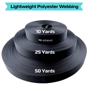 EZ-Xtend Polyester Webbing 1 Inch Lightweight - Sizes