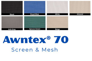 Awntex® 70 Screen and Mesh 60"