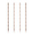 MarnaMaria Purveyors and Co Bamboo Copper Straws by Viski