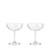 MarnaMaria Purveyors and Co Faceted Crystal Coupes, Set of 2