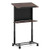 40.5-49 Inch Height Adjustable Rolling Podium Stand Lectern Table-Black - Color: Black D681-TL35751BK