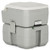 5.3 Gallon Portable Travel Toilet with Piston Pump Flush B593-OP3653