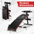 Multifunctional Sit up Bench 4 Position Adjustable Metal Workout Bench - Color: Black D681-FH10096
