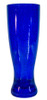 Blue Plastic Bubble Pilsner Glass