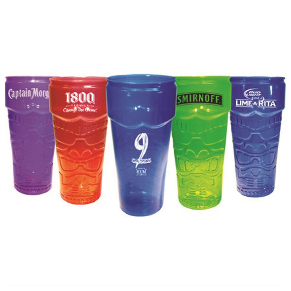 Stackable Tiki Glasses, custom imprinted