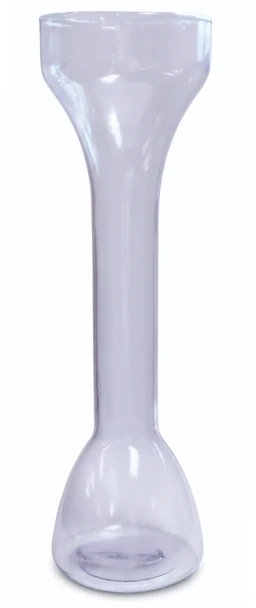 Plastic 28oz Yard styled cup for frozen cocktails and beers