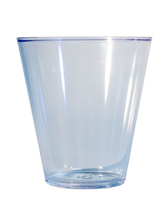 5 oz. Clear Plastic Double Shot Glass 10ct