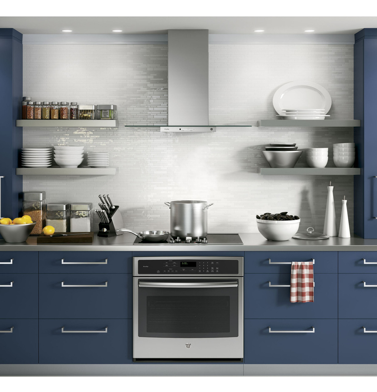 GE Profile Wall-Mount Chimney Hood - Thumbnail 4