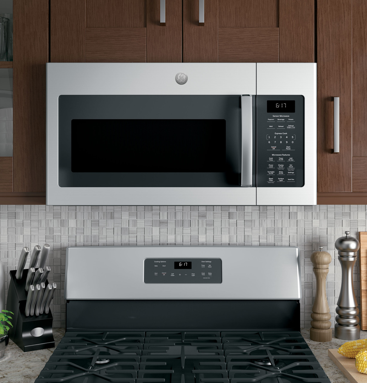 GE 1.7 Cu. Ft. Over-the-Range Sensor Microwave Oven