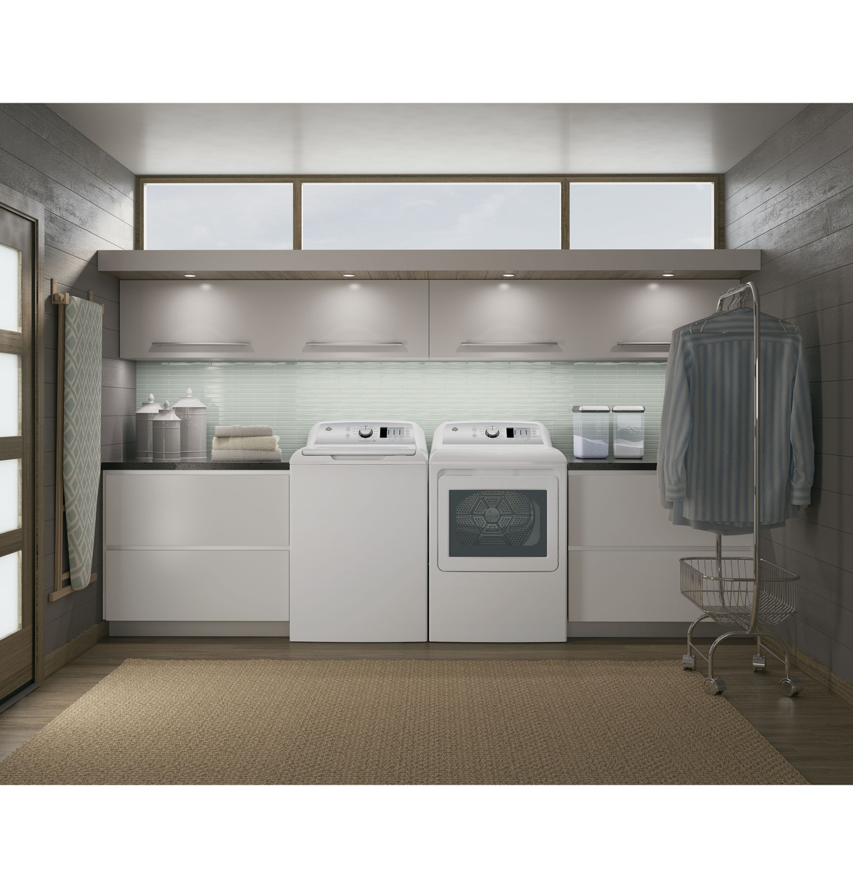 GE 6.1 cu. ft. Capacity Electric Dryer with HE Sensor Dry - Thumbnail 5