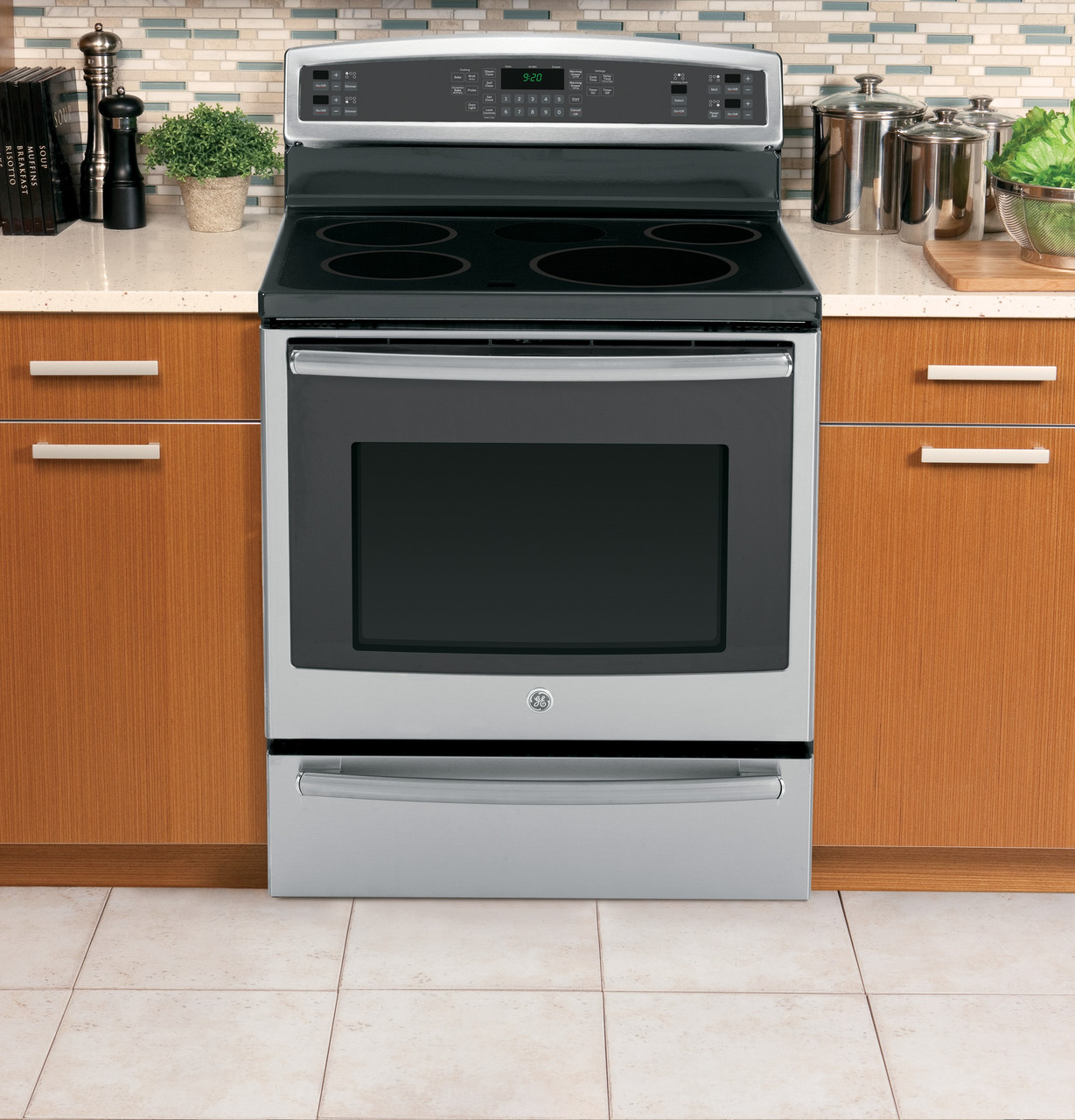 GE Profile Series 30" Free-Standing Induction and Convection Range with Warming Drawer