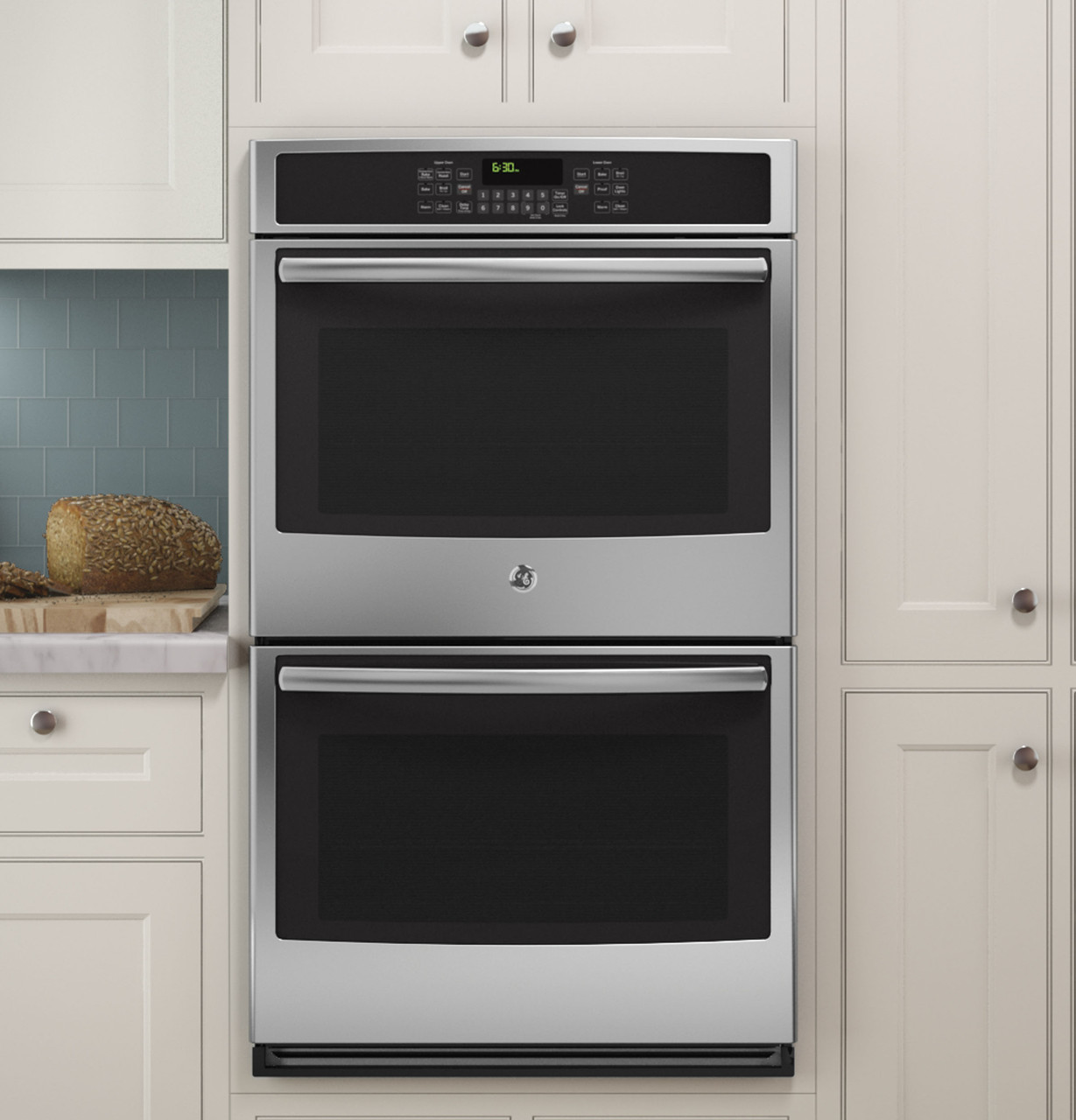 GE Profile 30" Built-In Double Convection/Thermal Wall Oven - Thumbnail 5