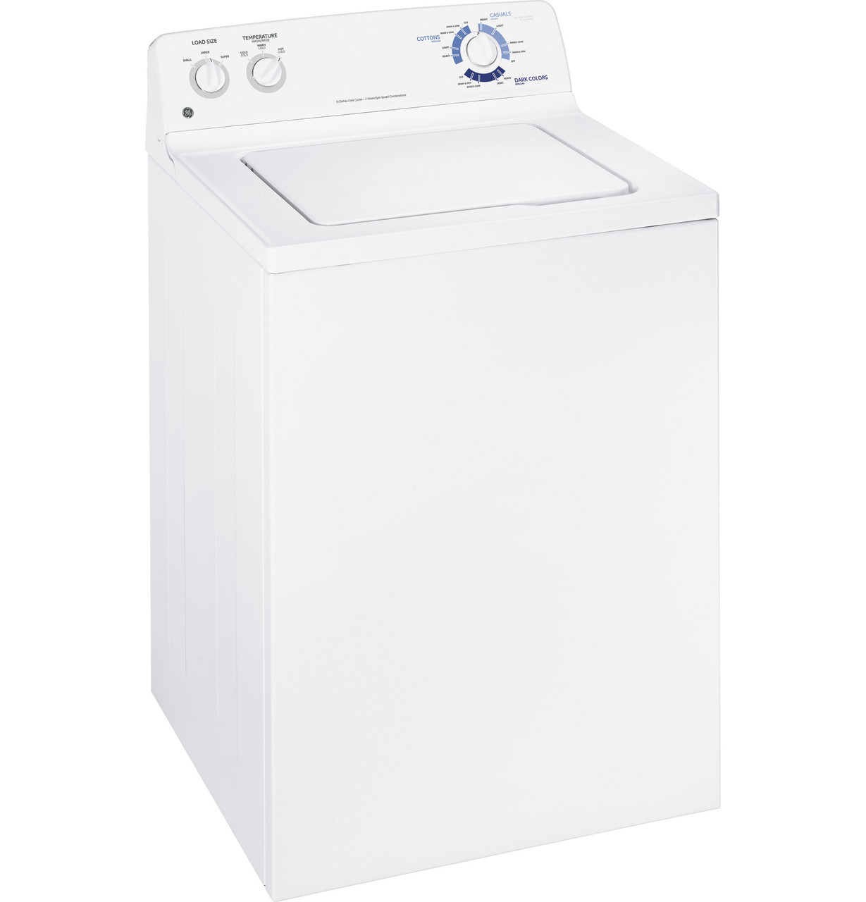 GE 3.3 cu. ft. Capacity PermaTuf II Smooth Basket Washer - Thumbnail 2