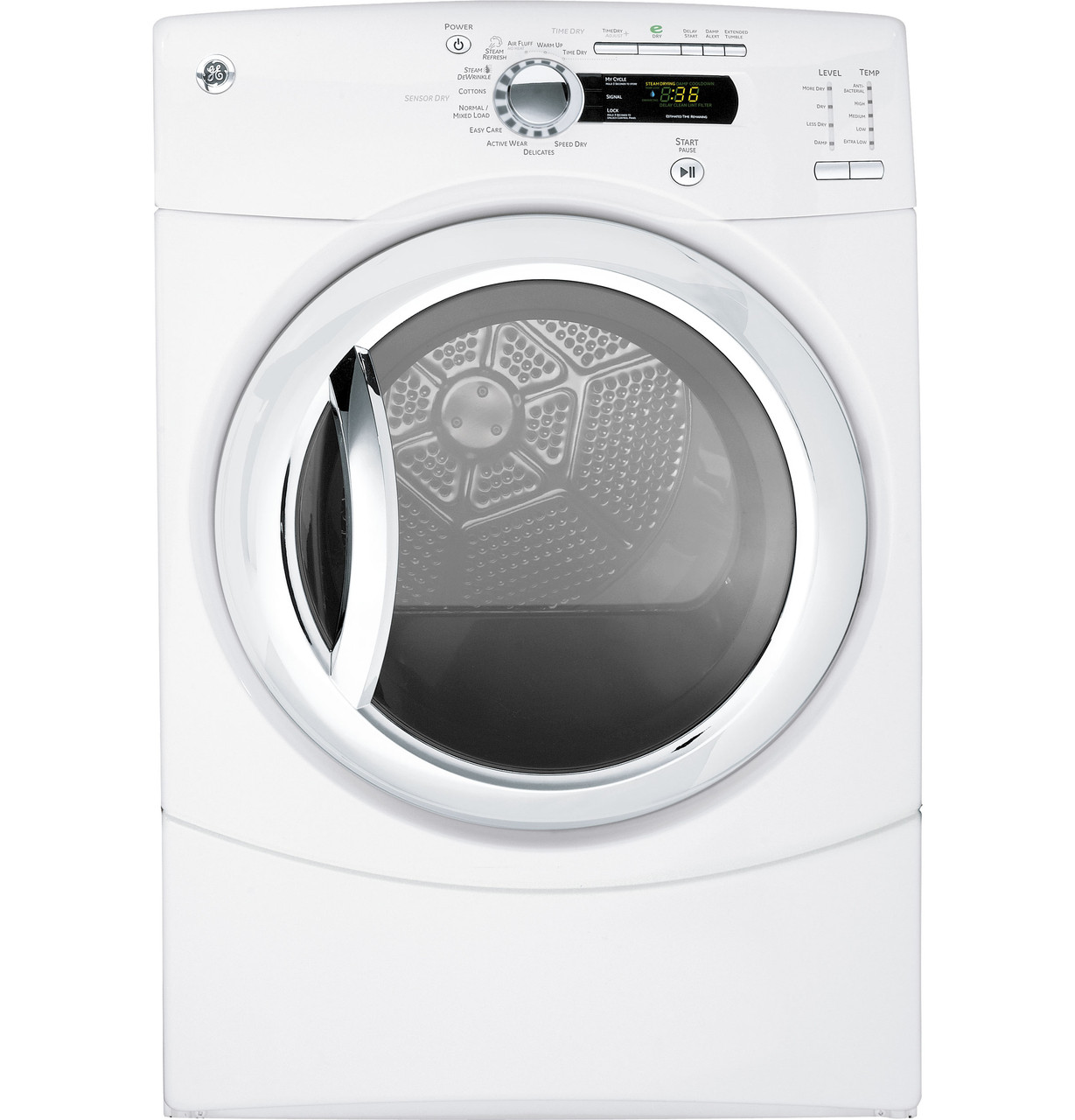 GE 7.5 cu. ft. Frontload Dryer with Steam - Thumbnail 2